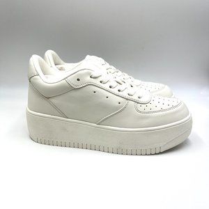 Steve Madden‎ Womens Size 10 10M Rocket White Chunky Platform Sneaker Shoes